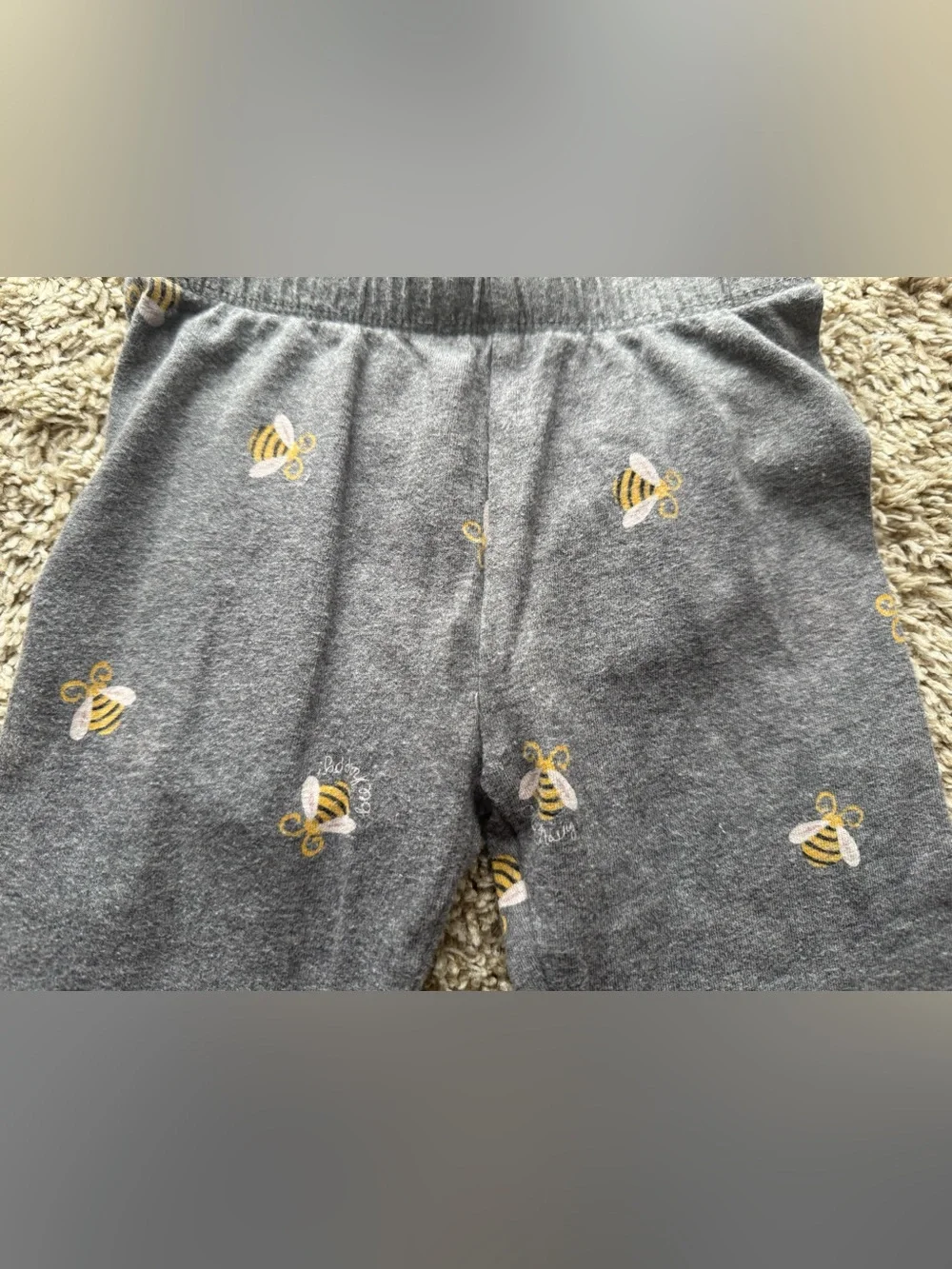 Old Navy 3T Gray Bee Print Leggings